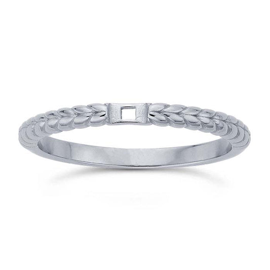 Gold Rope Ring Shanks with Hole