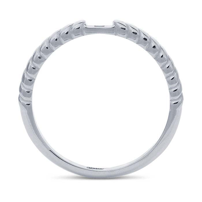 Gold Rope Ring Shanks with Hole