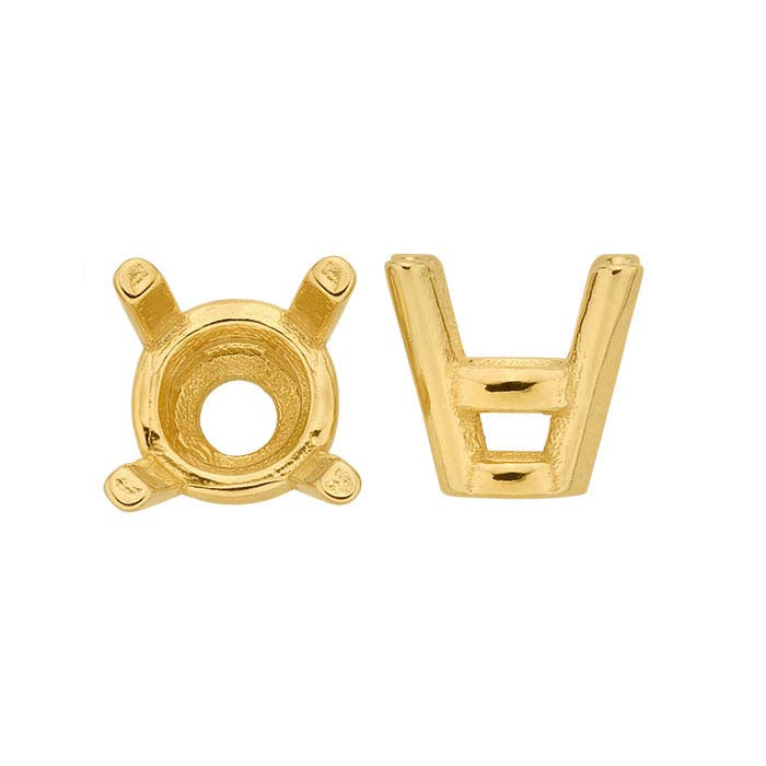 Lightweight Round Basket 4-Prong Setting