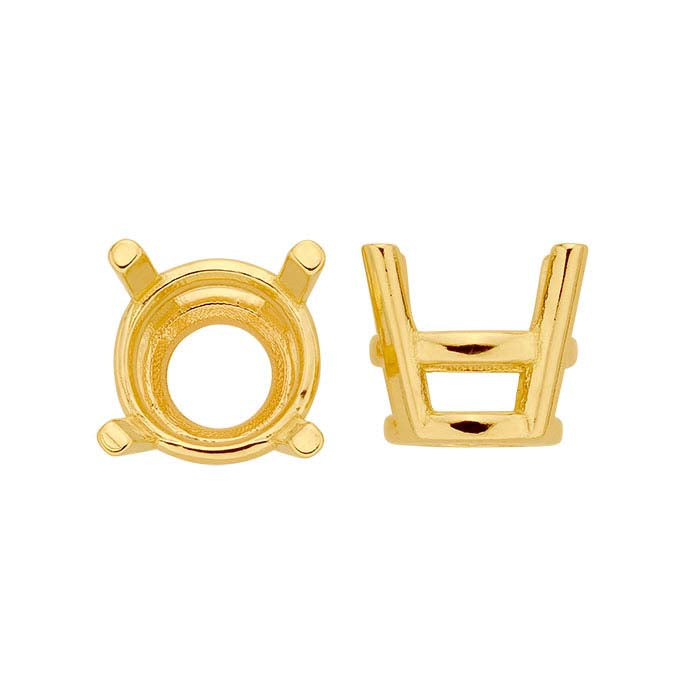 Lightweight Round Basket 4-Prong Setting