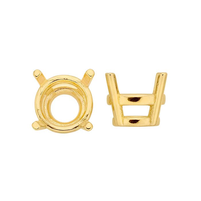 Lightweight Round Basket 4-Prong Setting