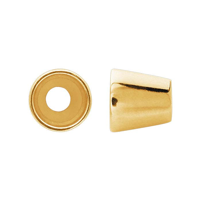 Round Tapered Tube Bezel Setting