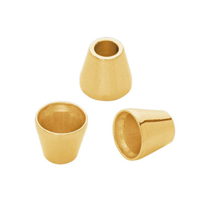 Round Tapered Tube Bezel Setting