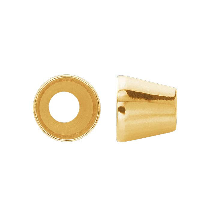 Round Tapered Tube Bezel Setting