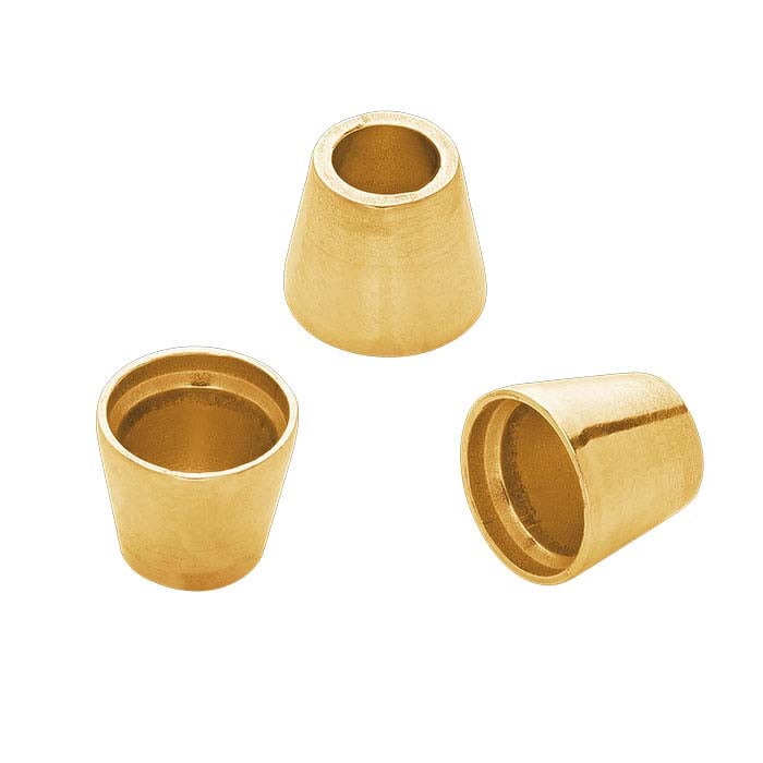 Round Tapered Tube Bezel Setting