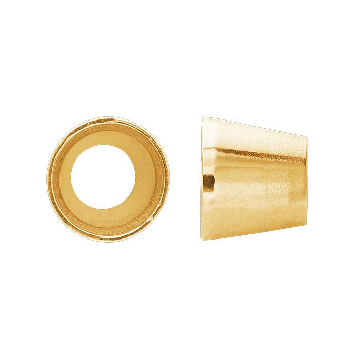 Round Tapered Tube Bezel Setting