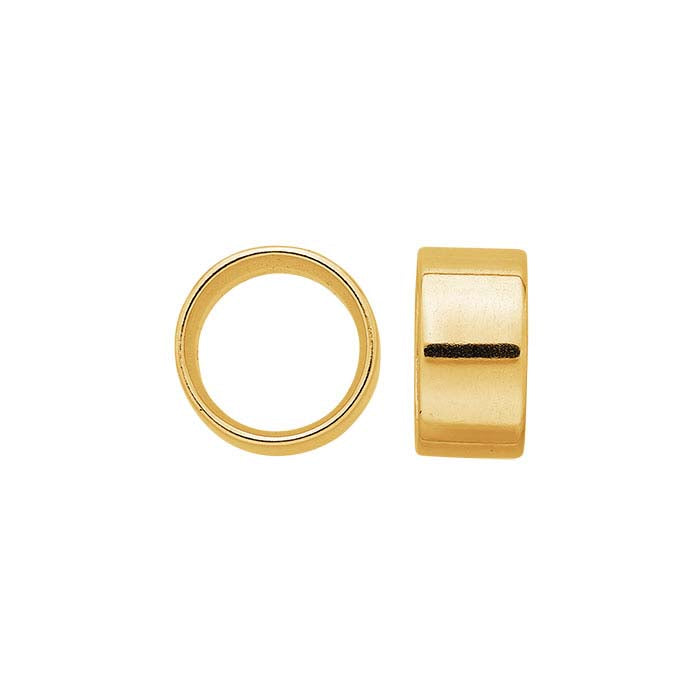 18K Yellow Gold 5.5mm Round Tube Bezel Setting