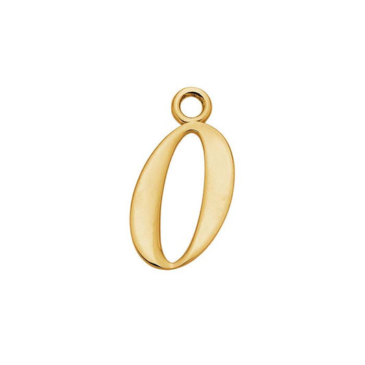 Zawieszka z cyfrą z żółtego złota 14K, "0.0 mm"