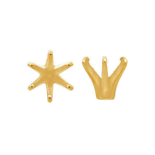14K Yellow Gold Round 6-Prong Setting