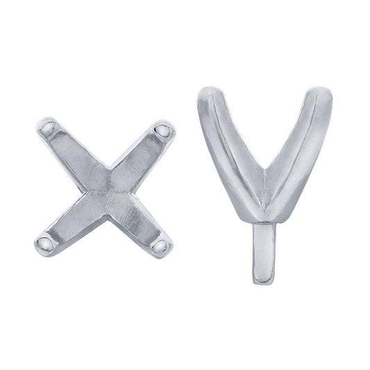 14K Gold Round 4-Prong Setting with Peg