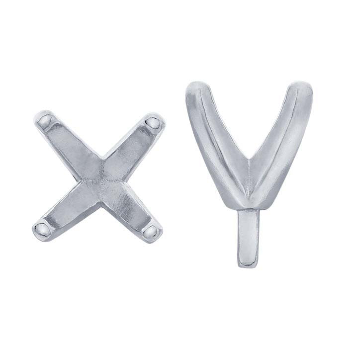 14K Gold Round 4-Prong Setting with Peg