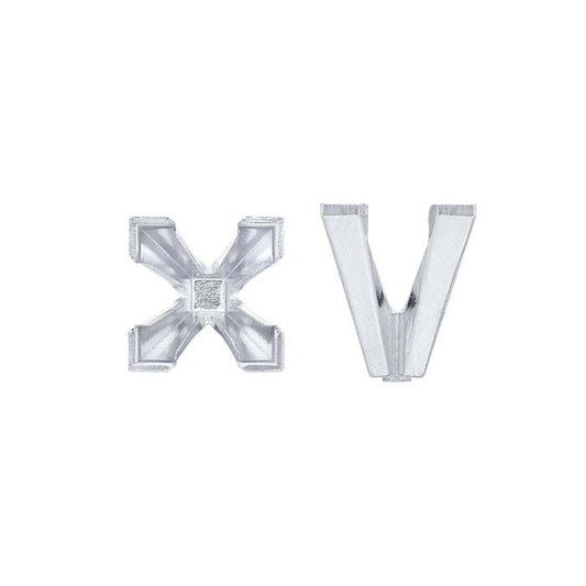 14K White Gold 3.5mm Princess 4-Prong Setting