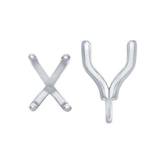 Emerald-Cut 4-Prong Setting with Peg