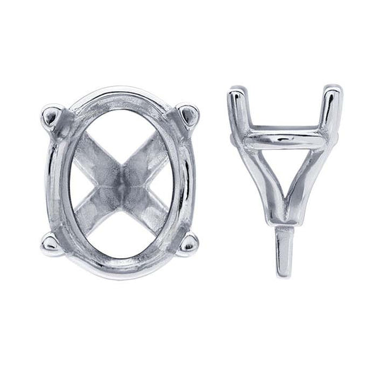 Oval 4-Prong Setting with Peg