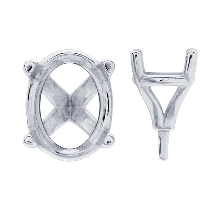 Oval 4-Prong Setting with Peg