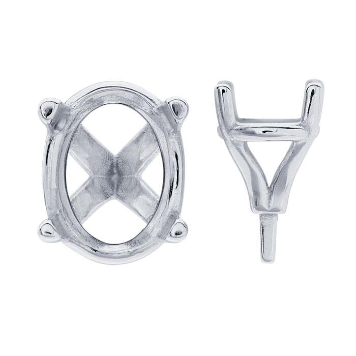 Oval 4-Prong Setting with Peg