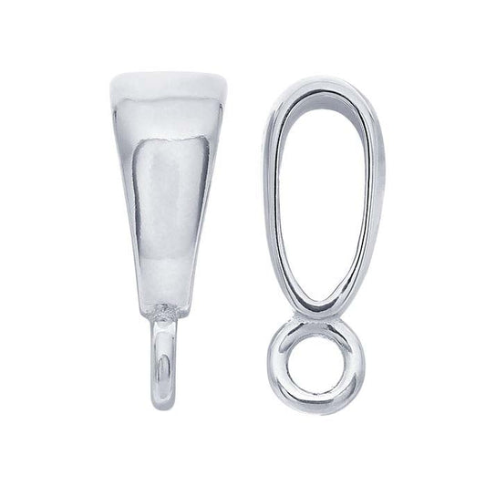 14K Yellow Gold Pendant Bail with Ring