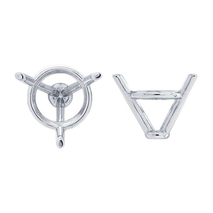 Round Martini 3-Prong Setting