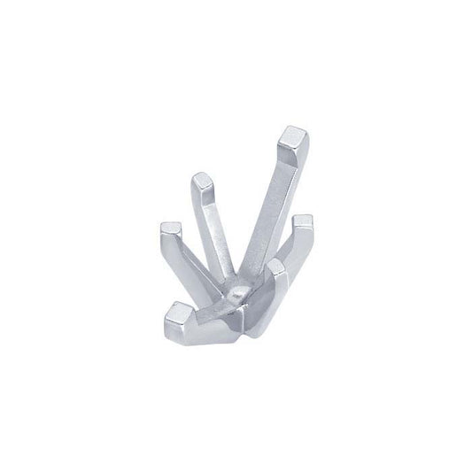 Impostazione a 6 griffe con perno per marquise in platino 7 x 4 mm
