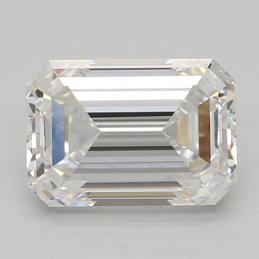 Lab-Grown Diamond 1.51ct, Emerald, F, VVS2