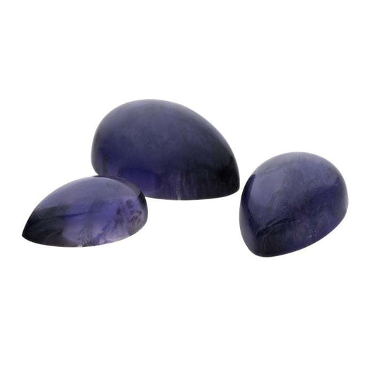 Iolite Pear Cabochon