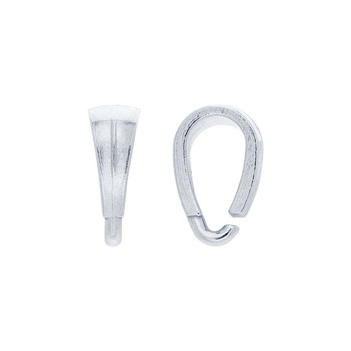 14K White Gold Snap-On Bail