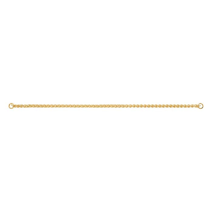 14K Yellow  1mm Wheat Chain Extender