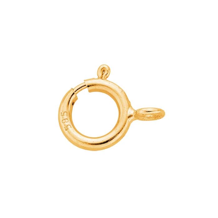 Spring Ring Clasp, with Ring