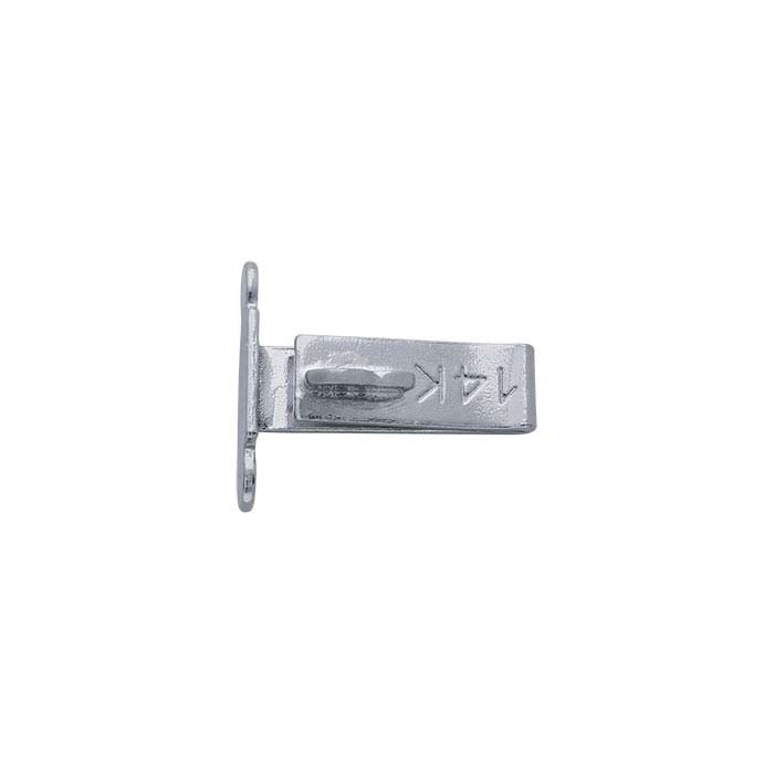 Lingua di ricambio per chiusura in oro bianco 14K