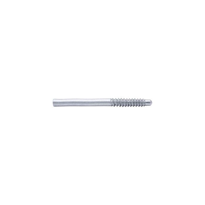 Perno per orecchio filettato in oro bianco 14K 0,71mm x 8,47mm