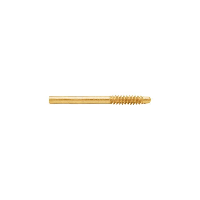 Perno per orecchio filettato in oro giallo 14K 0,71mm x 8,47mm