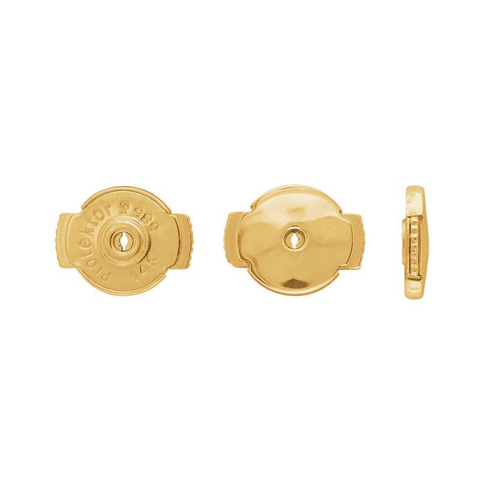 Protecktor® 14K gult guld 6,2 mm öronmutter