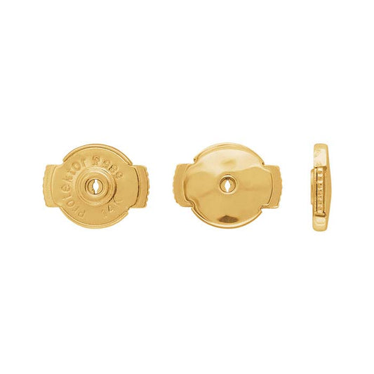 Protecktor® 14K gult guld 6,2 mm öronmutter