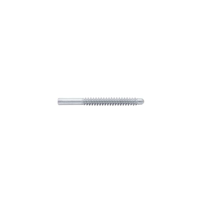 14K vitt guld 0,76 mm x 9,52 mm gängad öronstift