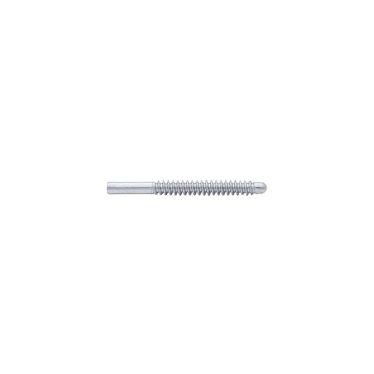 14K vitt guld 0,76 mm x 9,52 mm gängad öronstift