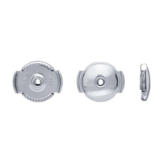 Guardian™ II Oro Bianco 14K 7,1mm Sicurezza Orecchio Nu