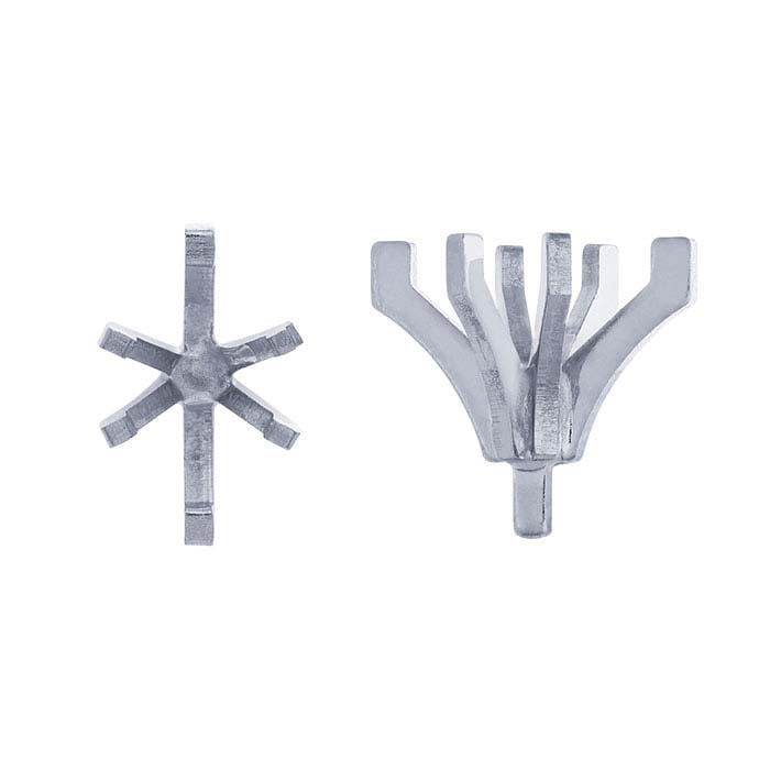 14K White Gold Marquise 6-Prong Setting with Peg