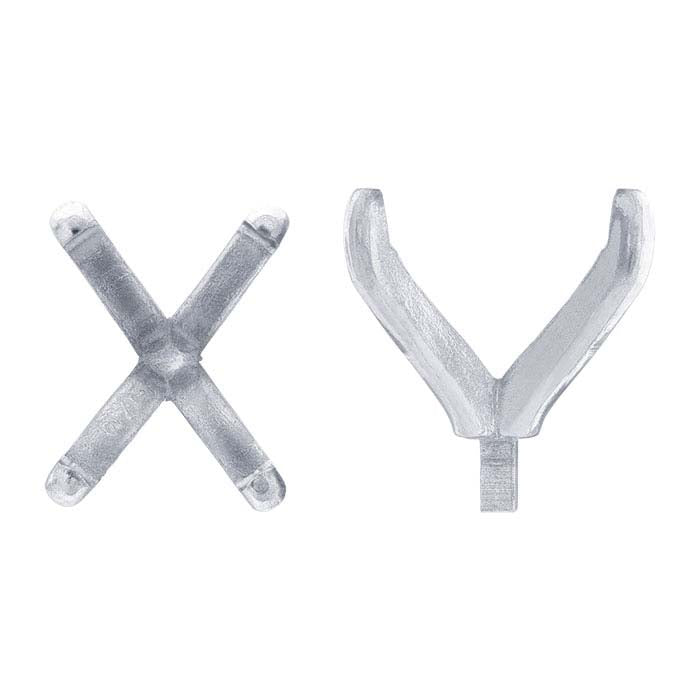 Platina 10 x 8 mm smaragdslipad 4-klorinfattning med pigg