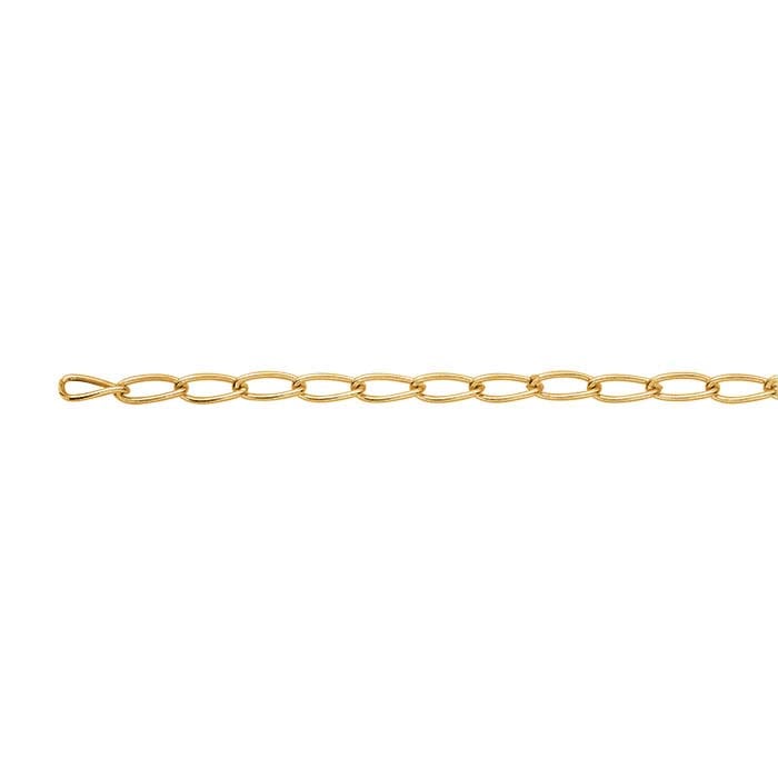14/20 Yellow Gold-Filled 2mm Curb Chain