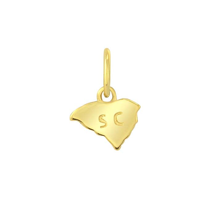 14K Gult Guld Statssmycke, South Carolina