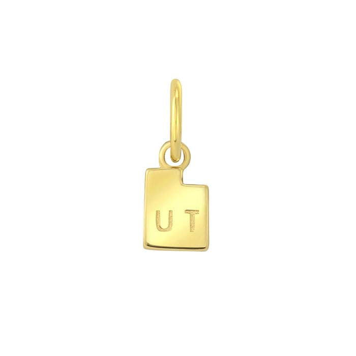 14K Gult Guld Statssmycke, Utah