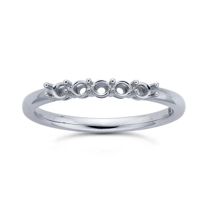 Platinum Five Round Ring Mounting