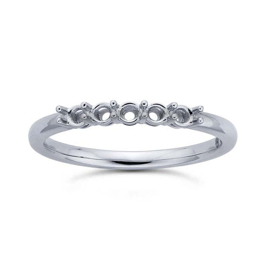 Platinum Five Round Ring Mounting