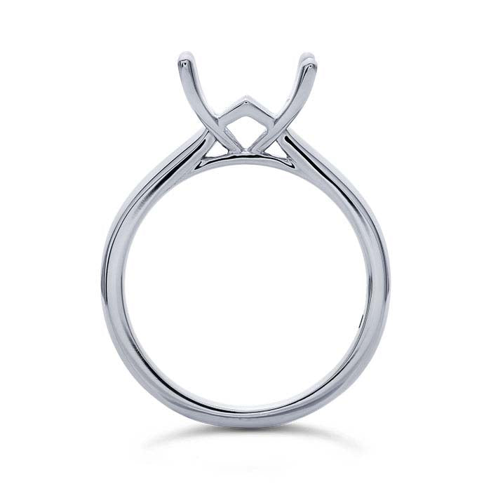 Platinum Princess Engagement Ring Mounting