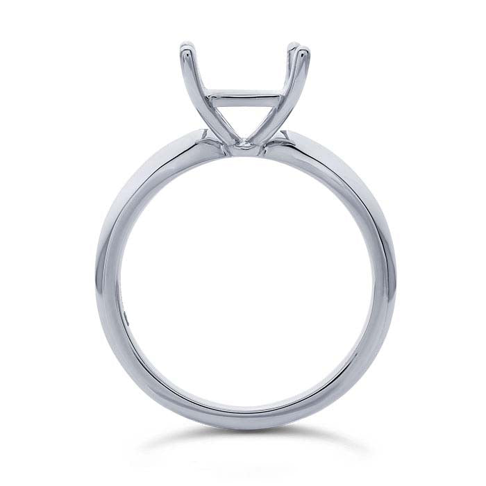 Platinum Princess Engagement Ring Mounting