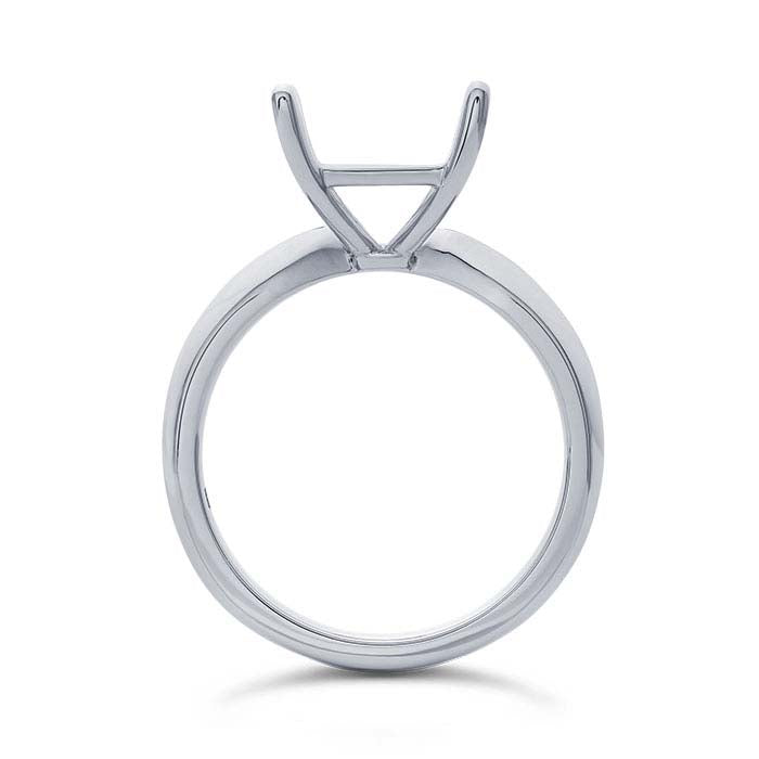 Platinum Princess Engagement Ring Mounting