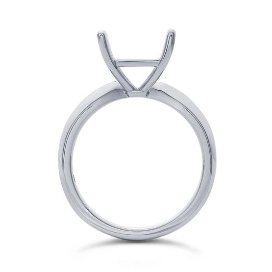 Platinum Princess Engagement Ring Mounting