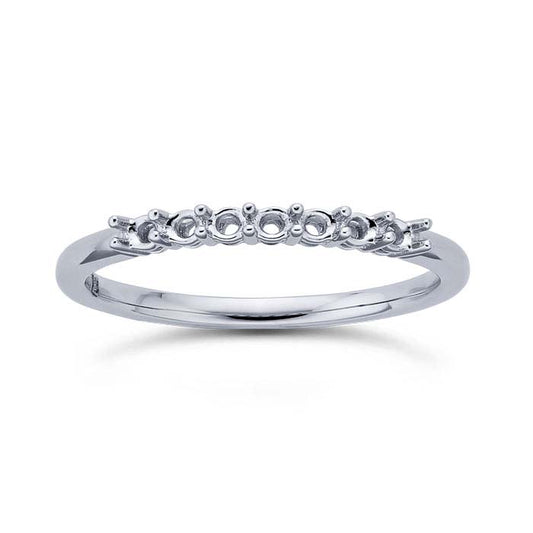 Platinum Seven Round Ring Mounting