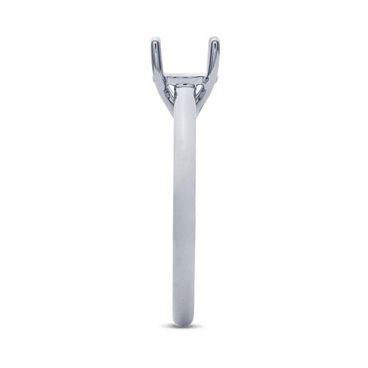 Platinum Round Engagement Ring Mounting