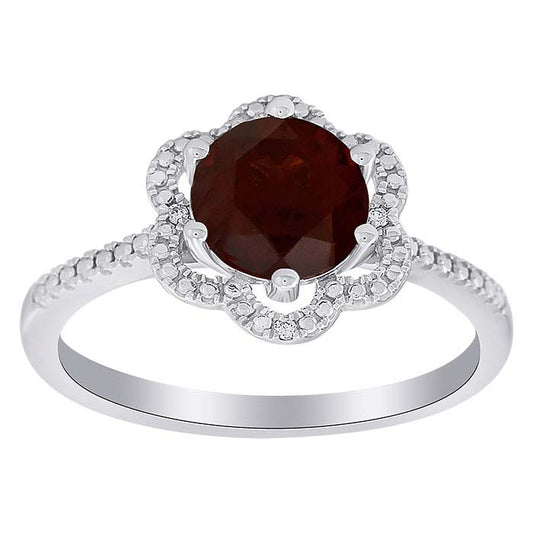 Gemstone- & Lab-Grown Diamond-Set Ring